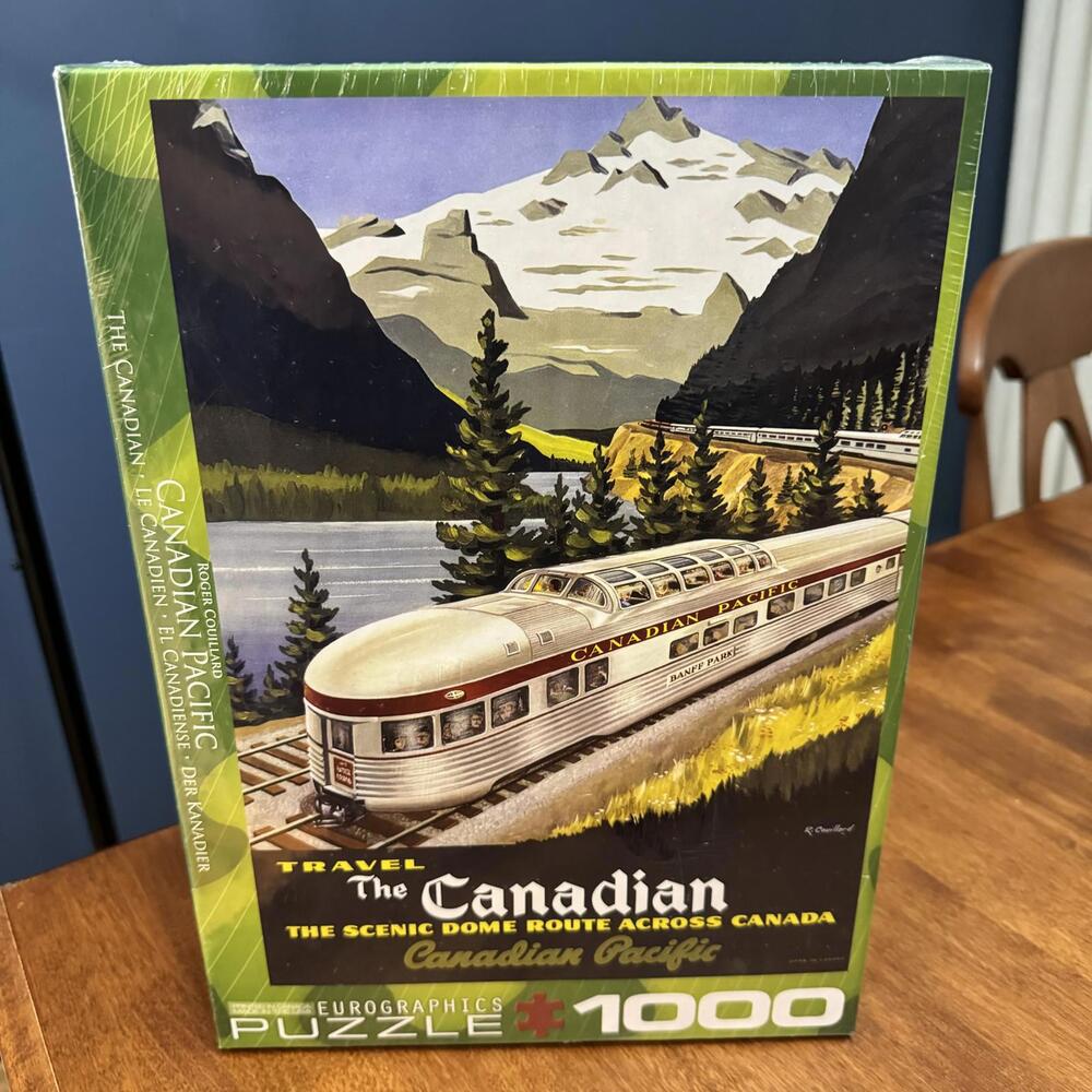 NEW - The Canadian Pacific - The Scenic Dome Route Puzzle - 1000 Pieces